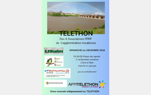 TELETHON des 4 associations FFRP de l'agglomération moulinoise